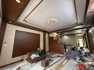 CÔNG TRÌNH THI CÔNG VẬT LIỆU GỖ NHỰA: NANO, LAM SÓNG, PHỤ KIỆN NANO TRÊN TRẦN & TƯỜNG